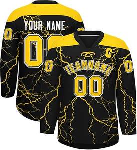 Ordene camisetas de hockey sobre hielo personalizadas a granel Gráficos personalizados de tela de nivel profesional para tiendas, clubes y distribuidores - Product Image 1