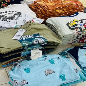 เสื้อยืดแขนสั้นสำหรับเด็กผู้ชายเด็กผู้หญิงเสื้อยืดสีพื้น - Product Image 2