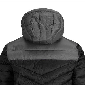 Best Selling Waterproof Puffer <b>Jackets</b> Men OEM/ODM Services Unique Design Canvas Fabric Stand Collar Winter <b>Pattern</b> - Product Image 5