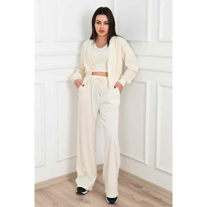 Women's 3-Piece Flared Leg Suit 3690-23