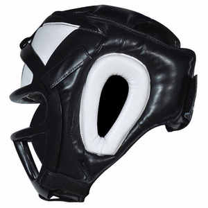 Garantía de calidad Transpirable Ganador Protector de cabeza Profesional Boxeo Protector de cabeza Cuero personalizado MMA Muay Thai Protección de entrenamiento - Product Image 2