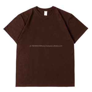 Factory Hot Sales 100% Cotton Heavyweight Oversized Drop Shoulder T-Shirts for Men Custom Logo Digital Plain Blank Mens <b>Tshirts</b> - Product Image 2