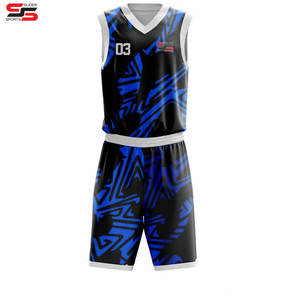 Uniforme de basket-ball réversible de haute qualité Nouveau design 3D sublimé Logo personnalisé imprimé Service OEM pour garçons Nouvelle arrivée - Product Image 1