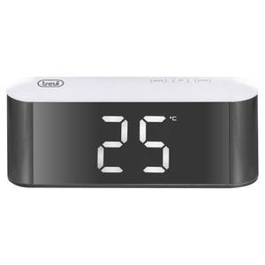 Reloj Despertador Inteligente QS0088301 en Blanco y Negro Compatible con Trevi EC883BL con Función de Repetición - Product Image 2