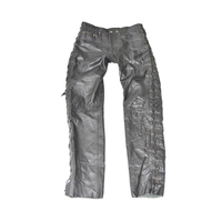 Cantidad al por mayor Pantalones de cuero para hombre Ajuste flexible cómodo ideal para clima frío y estilo moderno al aire libre Pantalones transpirables