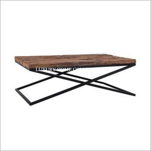 Table de salle à manger en bois et aluminium de bambou de la plus grande qualité Home Hotels and Resorts Center Table Furniture Unique Design Table - Product Image 3