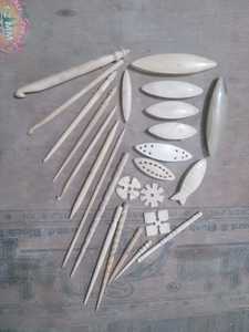 Accessoires de tricotage d'os, y compris crochets en os, aiguilles en os en os de buffle, idéales pour la revente - Product Image 4