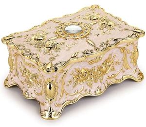 Boîtes à bijoux élégantes en métal magique, rehaussez votre collection avec un rangement élégant, utilisation en gros - Product Image 4