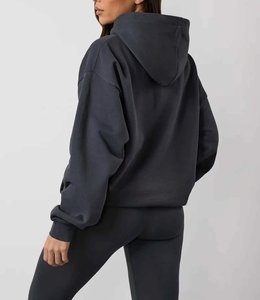 Conjunto Deportivo Largo de Invierno para Mujer, Premium, de Felpa Gruesa, Cálido, con Estampado Tie-Dye, Sudadera y Pantalones - Product Image 5