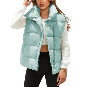 High Quality Multicolor Sleeveless Gilet Puffer Vest Hooded Winter <b>Jacket</b> <b>Patterned</b> Pocket Unisex <b>Jacket</b> Most Demanded Customers - Product Image 3