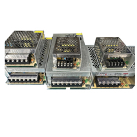 Alimentation électrique pour LED ultra-mince, anti-poussière, 6A, entrée 110-240V, 300W, 12V/24V, transformateur avec certification CE ROHS