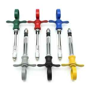 Jeringa de Anestesia Profesional Manual Reutilizable con Certificación CE, de Acero Inoxidable, con Empuñadura Ergonómica Acolchada, Herramienta Inyectora para - Product Image 1