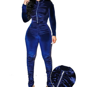 Survêtement de jogging à capuche en velours grande taille pour femmes OEM 100% coton respirant Design personnalisable pour l'hiver - Product Image 6