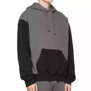 Haute qualité étiquette personnalisée écran impression numérique broderie sweat à capuche en éponge française longue longueur surdimensionné hommes 100% sweats à capuche en coton - Product Image 2