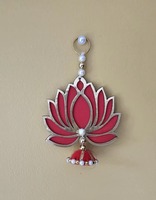 Tendance indien traditionnel Lotus tenture murale décor à la maison décoration murale scène toile de fond Temple toile de fond Festival décor