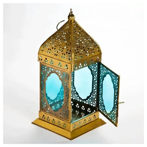 Linterna de estilo marroquí, linterna decorativa marroquí, decoración del hogar hecha de hierro metálico para proveedor mayorista a precio razonable - Product Image 3