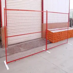 Nuevo producto Paneles de valla de metal galvanizado Temp Fencing Canada Market Panel de valla temporal