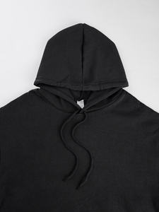 Conjunto de Sudadera con Capucha para Hombre con Estampado Simple de EE. UU., Conjunto de Dos Piezas con Bolsillo, Ropa de Otoño de Felpa, Ropa Deportiva Informal de Invierno para la Calle - Product Image 4