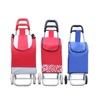 Sac personnalisé de chariots de chariot de Gimi de traction de main avec la roue pour la voiture d'escalade de centre commercial âgé