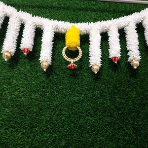 Fleur de jasmin Toran cantonnière de porte florale artificielle pour mariage décor de noël tentures murales Temple fenêtres fête des mères - Product Image 1