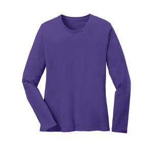 Camisetas de Manga Larga Casuales para Mujer, con Logotipo Personalizado al por Mayor, Nueva Llegada, Camisetas de Manga Larga Extra Grandes de Algodón Personalizadas - Product Image 5