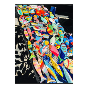 งานฝีมือปลาทำด้วยมือจากไม้เวียดนามของตกแต่งแนวศิลปะที่เป็นมิตรกับสิ่งแวดล้อมมีให้สำหรับการสั่งซื้อจำนวนมากและการปรับแต่ง OEM - Product Image 4