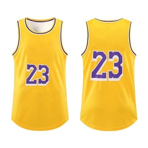 James Jersey Gold Mamba Series Team Uniform Vêtements de basketball personnalisés Durant Irving Marque tendance pour hommes - Product Image 2