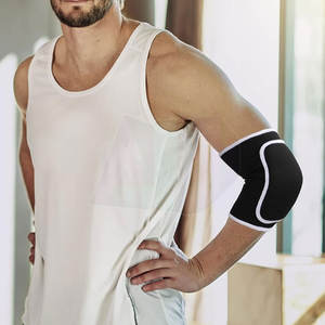 Protège-coudes réglable en néoprène de qualité supérieure, intérieur respirant, extérieur absorbant les chocs, protection hautement durable pour les sports - Product Image 6