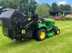 Comprar multifuncional 2024 bastante usado John Deer cortacésped Tractor entrega rápida comprar usado John Deer X950R cortacésped con cargador - Product Image 6