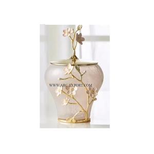 Modern Stainless Steel Leaf Design <b>Flower</b> <b>Vase</b> Highest Quality Decorative Sculpture <b>for</b> Living Room Polished Brass Gold <b>Sale</b> - Product Image 4