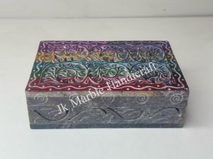 Boîte à bijoux en stéatite faite à la main, moderne et personnalisée, excellente décoration de la maison, rangement au meilleur prix - Product Image 2