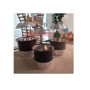 Thanh Lịch Thép Không Gỉ Bạc Phục Vụ <span class=keywords><strong>Set</strong></span> Với Khắc Khay Hoàn Hảo Cho Phục Vụ Nguồn Cung Cấp Bên Phục Vụ Món Ăn Trong Giá Thấp Nhất - Product Image 5