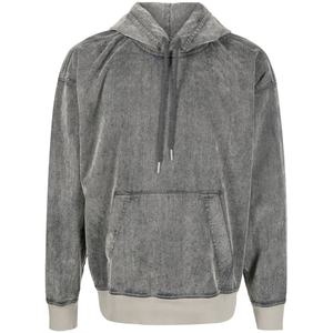 2025 últimas sudaderas con capucha de alta calidad 460gsm para hombres Sun Fade apenado bordado Puffer otoño Venta caliente 100% algodón lavado con ácido - Product Image 5