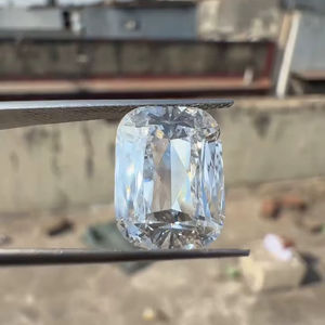 Diamant de laboratoire CVD, pierre en vrac, certifié IGI, clarté VVS1 VVS2 VS1, couleur D, 6,40/10/13 carats, taille coussin, diamant poli, bijoux - Product Image 1