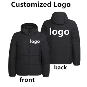 Chaqueta de Plumón Personalizada Ligera para Hombre, Chaqueta de Invierno Sólida de Alta Calidad, Impermeable, Cálida, Informal - Product Image 3