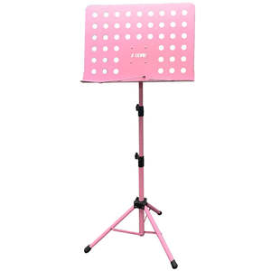 Support de musique 5-en-1 réglable pour bureau avec support micro, support de partitions portable en métal - Product Image 1