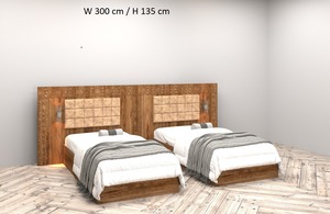Conjunto de dormitorio de hotel de lujo con diseño moderno elegante, comodidad superior y estilo atemporal para un hogar de 5 estrellas - Product Image 4