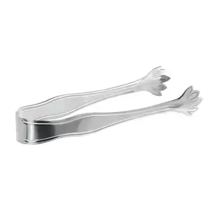 Restaurant Stainless Steel Ice Tongs Silver Ice Tongs Ice Cube Spoon Multiple Colors and Size are available with customization