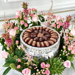 Alta calidad Ramadan Eid Madre de perla Bandejas de soporte de chocolate Bandejas DE SERVICIO DE fregona de lujo al por mayor hechas en Vietnam - Product Image 3