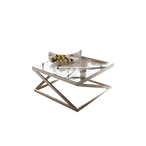 Los últimos muebles de mesa auxiliar para el hogar, Hotel y restaurante, Color dorado, diseño moderno, mesa de Metal, muebles de cristal, Mesa Central - Product Image 3