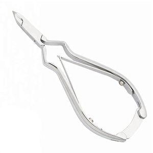 Cortacutículas con acabado espejo, de acero inoxidable alemán, 4.5 pulgadas, para uso doméstico y en salones de belleza. - Product Image 3