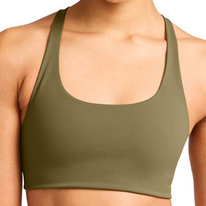 Venta al por mayor Tasa de sujetador de alta calidad de un solo hombro oblicuo Ropa deportiva Fitness Sujetador de Yoga a prueba de golpes para mujeres - Product Image 2