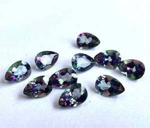 ลูกแพร์บุษราคัมลึกลับธรรมชาติขนาด3X5มม. ลูกแพร์เหลี่ยมเพชรพลอยคุณภาพยอดเยี่ยม - Product Image 5