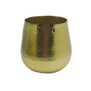 Florero de mejor diseño, decoración de mesa para sala de estar, florero de diseñador de Metal chapado en oro para decoración de suelo y pared - Product Image 6