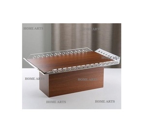 Juego de 3 soportes para tartas de diferentes tamaños, diseño más nuevo, soporte de madera y acrílico para tartas y chocolates para proveedor mayorista - Product Image 5