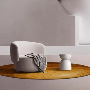 Alfombra de área de algodón hecha a mano oxidada moderna pila de corte bordado alto antideslizante PET amigable lavable para sala de estar - Product Image 2