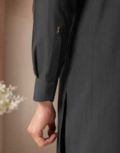 Service OEM ODM, costume pour homme, shalwar kameez uni de couleur marron, style afghan pathani pakistanais, 2 pièces, coupe classique, vêtements musulmans - Product Image 5