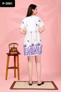 Ropa étnica india, trabajo de cadena elegante, colecciones de Kurtis modernas para ropa de fiesta informal e India, Kurtis cortos de moda para mujer - Product Image 5