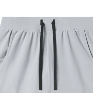 Men's Casual Cotton Drawstring <b>Shorts</b> with Adjustable Waist Solid Pattern Daily Comfort for Outdoor Activities and <b>Travel</b> - Product Image 4