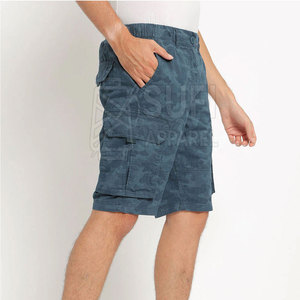 Shorts pour hommes avec logo personnalisé imprimé, 100% coton, motif uni décontracté, respirant et à séchage rapide, taille adulte, fabriqué au Pakistan - Product Image 4